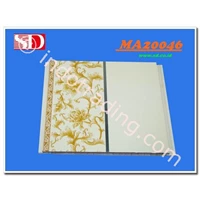 Plafon PVC MA 20046 White Gold Batik